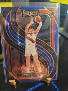 2024-25 Select Basketball - Donovan Clingan - Blu Premier Level - #199 - RC - Foto 1 di 2