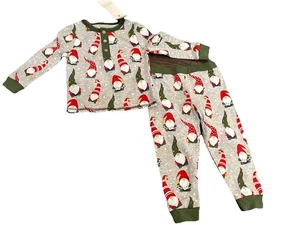 Mud Pie Baby Jungen Neu mit Etikett Weihnachten Wichtel Kleinkind Pyjama Set Größe 9 bis 12 Monate - Bild 1 von 9