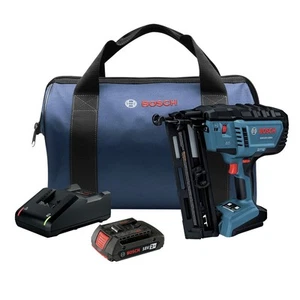 Bosch GNH18V-16MAB12-RT 18V Angled Finish Nailer Kit (2Ah) Certified Refurbished - Picture 1 of 8