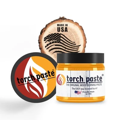 Torch Paste - The Original Wood Burning Paste | Made in USA | Heat Activated