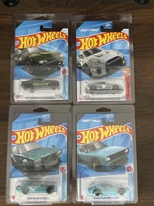 (4) Nissan Hot Wheels Skyline RS - Nissan 35GT RR - Nissan 2000 GT-R - Nissan 2000 GT X - Bild 1 von 21