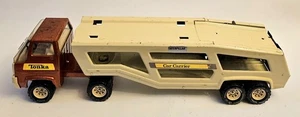 VINTAGE TONKA CAR CARRIER AUTO TRANSPORT SEMI TRUCK & TRAILER SET 1970 - Picture 1 of 16