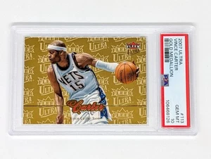 2007-08 Fleer Ultra Gold Medallion #113 Vince Carter PSA 10 Nets POP 1 HOF - Picture 1 of 2