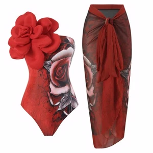 Sexy 2 Piece Flower Top Bikini Set Size L - Bild 1 von 4