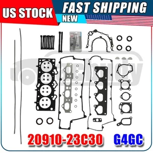 G4GC 20910-23C30 Engine Overhaul Gasket Kit For 2000-2012 Hyundai Kia 2.0L New - Picture 1 of 6