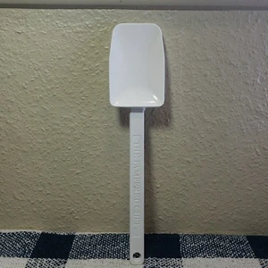 Pampered Chef # 1659 Mix'n Scraper strapazierfähiger Silikon-Spachtel weiß 10,5 Zoll - Bild 1 von 5