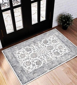 Area Rug 2x3 Washable Rug Door Mat Vintage Distressed Doormat Indoor Entrance... - Picture 1 of 5
