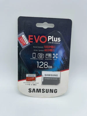 New Samsung EVO Plus 128GB microSDXC UHS-I Memory Card -MC128HA/AM - Image 1 of 3