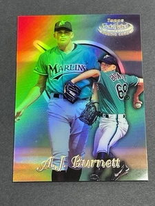 1999 Topps Gold Label #34 A.J. Burnett RC Flordia Marlins Baseball Card RC NM/M - Picture 1 of 3