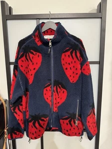 JW ANDERSON STRAWBERRY FLEECE SZ L - Picture 1 of 6