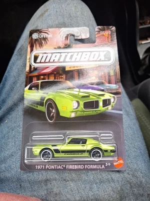 2025 Matchbox 1971 PONTIAC FIREBIRD FORMULA 5/5 Green - Image 1 of 2