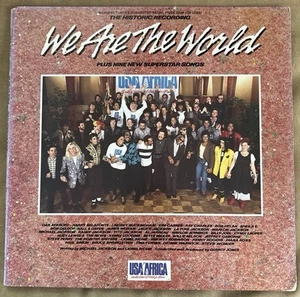USA for Africa - WE ARE THE WORLD (1985) Vinyl LP Record. EX vinyl/NM sleeve + - Picture 1 of 11