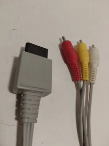Original OEM Nintendo Wii RVL-009 AV Cable Composite - Picture 1 of 4