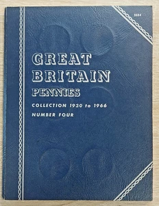 FULL SET PENNIES 1936-1966 INCLUDES RARE 1951 & 1950 29 COINS IN WHITMAN FOLDER - Picture 1 of 8