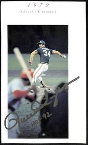 Rollie Fingers handsignierte 5" x 8" Magazinseitenausschnitt A's - Bild 1 von 2
