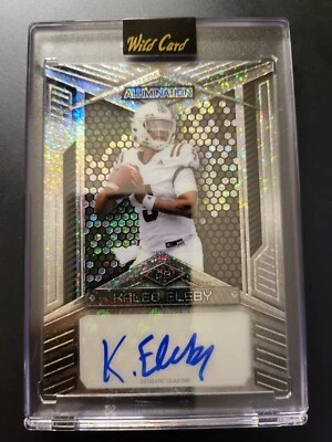 2022 Wild Card Alumination Kaleb Eleby RC AUTO 39/125 Xfl - Image 1 of 2