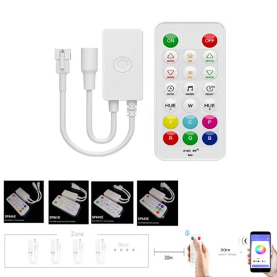 SP641E-SP648E 2.4G RF PWM LED controller Music 5-24V  For DIM CCT RGBW LED strip - Image 1 of 4