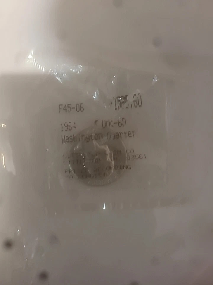 1964 Washington Quarter Certified IN COD WE TRUST MIS PRINT.  - Image 1 of 4