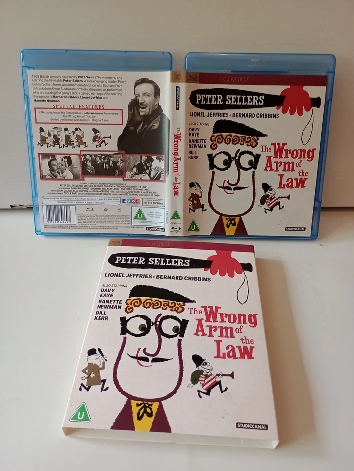 THE WRONG ARM OF THE LAW  Blu-ray REG B PETER SELLERS BERNARD CRIBBINS DAVY KAYE - Image 1 of 1