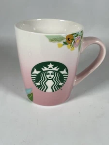 Starbucks 2020 10 oz Thankful Ceramic Mug Floral - Picture 1 of 8