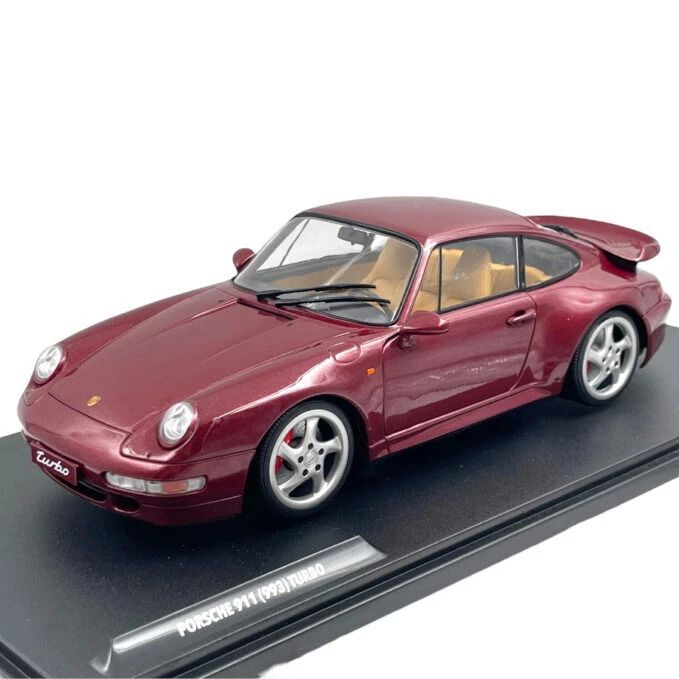 Modellino Auto Solido 1/18 Porsche 911 993 Turbo Arena Red 1997 - Immagine 1 di 4