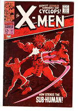 X-MEN #41 (1968) - GRADE 5.5 - 1ST APPEARANCE OF GROTESK - DON HECK ART!