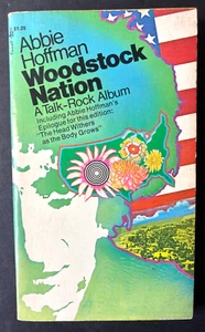 Abbie Hoffman Woodstock Nation A Talk-Rock Album Vintage Pocket Books 1971 - Picture 1 of 4