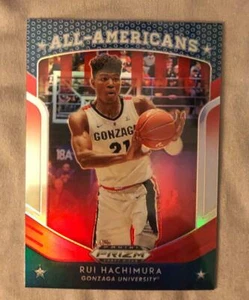 Tarjeta de novato Rui Hachimura Prizm Draft 2019-20 roja blanca azul ¡lo último, tarjeta nítida!!! - Imagen 1 de 2