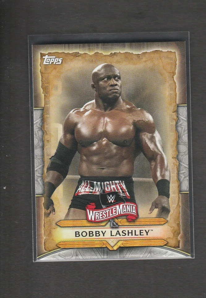 BOBBY LASHLEY  #WM-12  2020 WRESTLEMANIA  ROSTER CARD NICE!**** Foto 1 de 1
