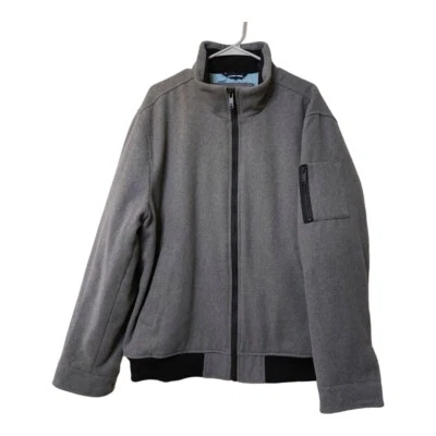 Dockers Wool Blend Stand Collar Bomber Jacket Size XXL - Image 1 of 4