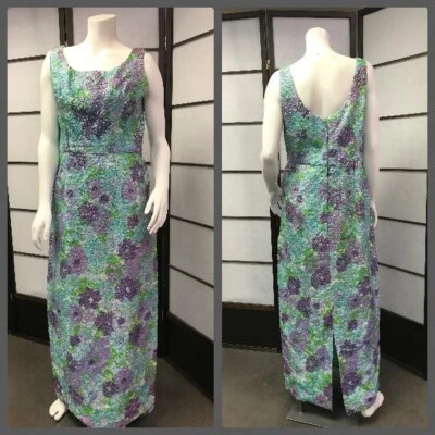 50s Vtg Best & Co. Stunning Sequin Maxi Party Dress, Rockabilly, Retro, Pin-Up,  - Image 1 of 4