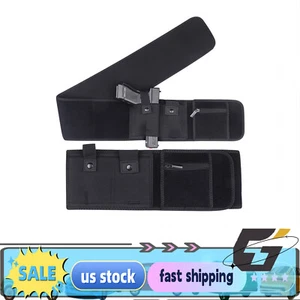 40"/50" taktisches Bauchbandholster verdecktes Tragen versteckte Waffe Taillengürtel schwarz - Bild 1 von 11
