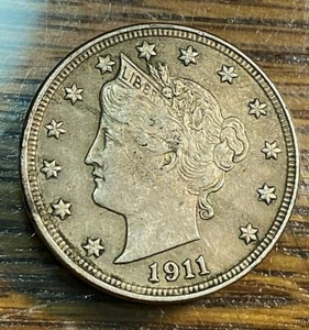 1911 Liberty Nickel Nice Original XF CHN - Picture 1 of 2