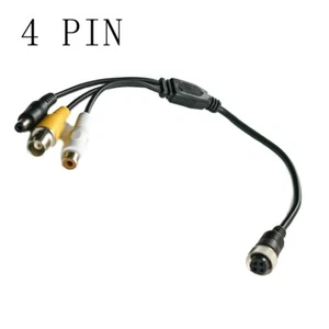 CCTV 4 PIN Aviation to BNC  for RCA with Video, Audio and DC Power Camera cable - Bild 1 von 5