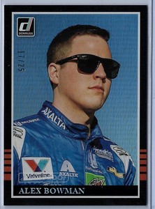 2018 Alex Bowman Donruss Artist Proof Insert Card 17/25 SSP NASCAR Racing