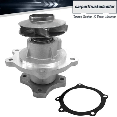 Bomba de agua del motor con junta para Chevy 2002-09 Trailblazer GMC Hummer H3 Saab 9-7x Foto 1 de 4