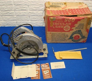 vintage WEN 960 MIGHTY STALLION CIRCULAR SAW with ORIGINAL BOX / PAPERWORK - Picture 1 of 9