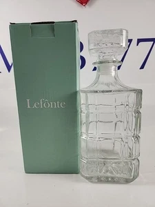 Botella de bourbon escocesa licor cristal jarra de whisky regalo vintage - Imagen 1 de 4
