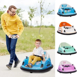12V Kids Bumper Car 360° Ride On Toy w/ Dual Joysticks, Lights - Picture 1 of 45