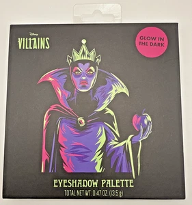 Disney VILLAINS - THE EVIL QUEEN - Glow In The Dark - 12 Eyeshadow Palette  - Picture 1 of 9