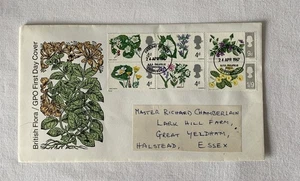Vintage 1967 British Flora GPO First Day Cover - Bild 1 von 2
