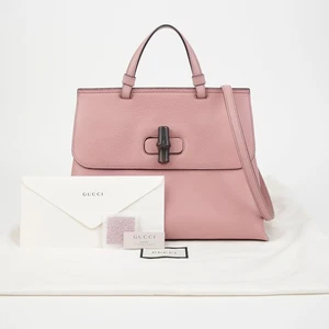 Gucci Bamboo Top Handle Tote Shoulder Bag 392013 140307624 - Picture 1 of 12