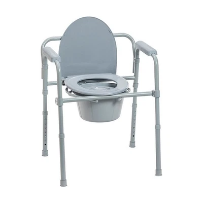 Altus Multifunction Commode Chair Toilet Raised Seat Safety Frame - Grey - image 1 of 4