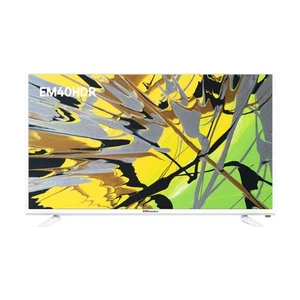 EMtronics EM40HDRW 40" Inch Full HD 1080p LED TV with Freeview - White - Picture 1 of 3