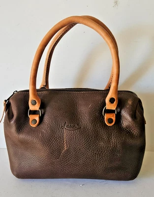 Rare Love 41 Saddleback Leather Tobacco color Duffle Bag / Tote Bag / Purse LOOK - Image 1 of 4
