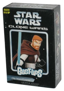 Star Wars Clone Wars Animated Bust-Ups Obi-Wan Kenobi (2006) Gentle Giant Mini B - Picture 1 of 3