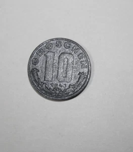 Austria/Österreich 10 Groschen, 1949, Umlaufmünze, 2. Republik, Ø 22 mm, ss, Zk - Bild 1 von 3