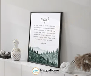 Psalm 71:17-18 ESV O God Bible Verse Wall Art Bible Christian Quotes Print -P572 - Picture 1 of 16