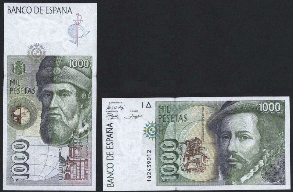 SPAIN 🇪🇸 P163* 1000 PESETAS* ND 12/10/1992* UNC GEM* USA SELLER - Image 1 of 1