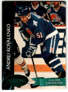 1992-93 Parkhurst Emerald Ice Andrei Kovalenko Rookie #150 Quebec Nordiques